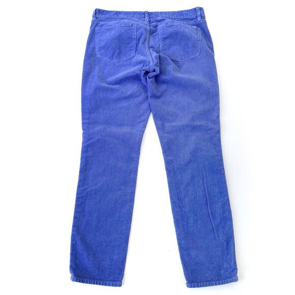 J.Crew Womens Toothpick Corduroy Skinny Ankle Pants Size 29 Blue Stretch Fall - Picture 3 of 12